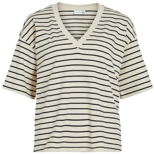 Kleidung Damen T-Shirts & Poloshirts Vila  Beige