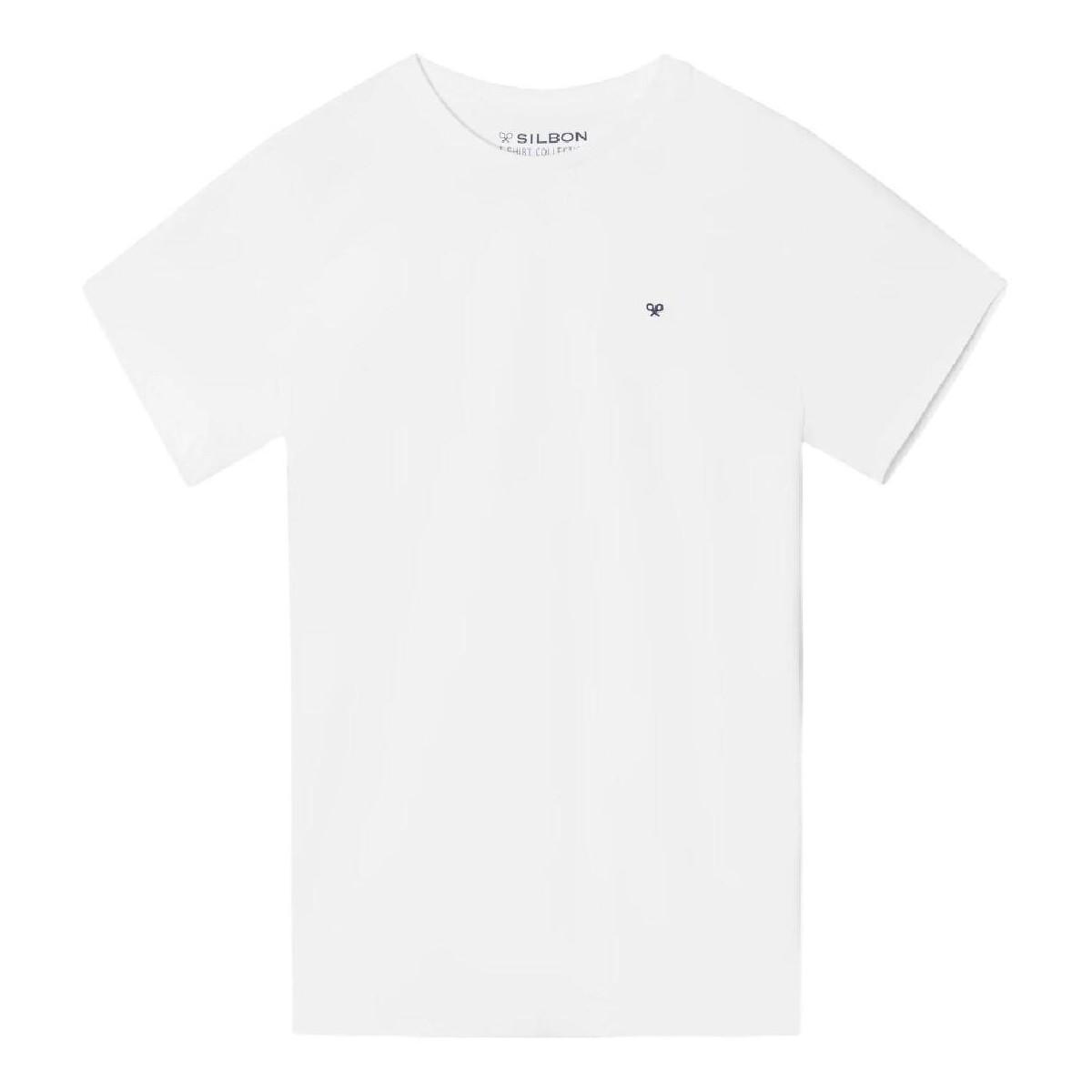 Kleidung Herren T-Shirts Silbon  Weiss