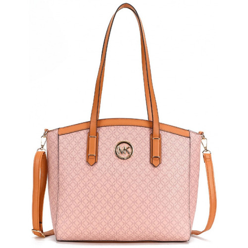 Taschen Damen Schultertaschen Michèle B63112 Rosa