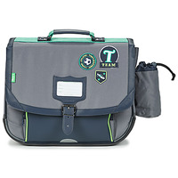 Taschen Jungen Schultasche Tann's TIAGO CARTABLE 38 CM POCHE GOURDE Blau