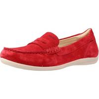 Schuhe Damen Slipper Geox D YUKI B Rot