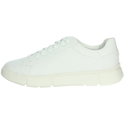 Schuhe Herren Sneaker High Geox U46HEB 000BC Weiss
