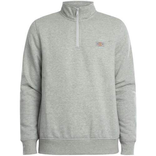 Kleidung Herren Sweatshirts Dickies Oakport Sweatshirt mit Viertelreißverschluss Grau