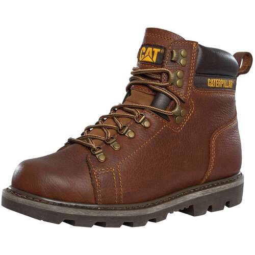 Schuhe Herren Klassische Stiefel Caterpillar Arlington Weite Lederstiefel Braun