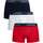 Unterwäsche Herren Boxershorts Lacoste 3er Pack Baumwollstrümpfe Multicolor