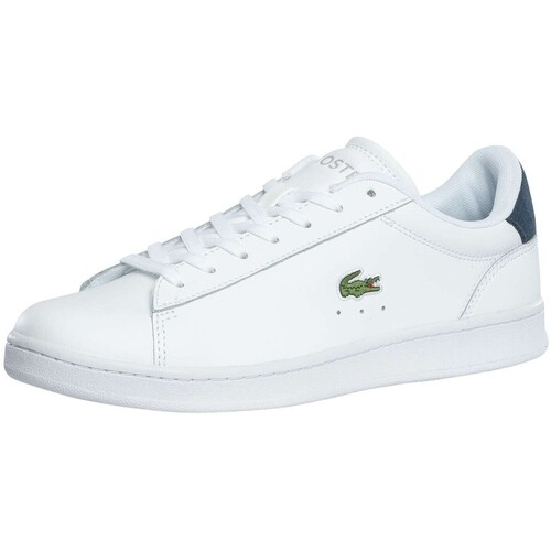 Schuhe Herren Sneaker Low Lacoste Carnaby Set 224 1 SMA Leder-Sneaker Weiss