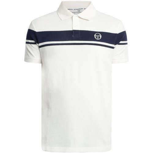 Kleidung Herren Polohemden Sergio Tacchini Young Line Polo Shirt Weiss