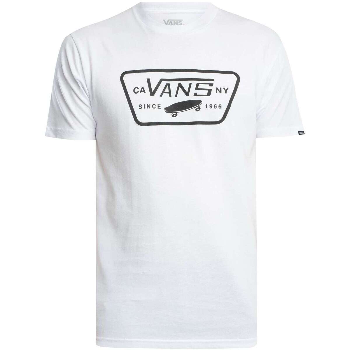 Kleidung Herren T-Shirts Vans T-Shirt mit durchgehendem Patch Weiss