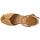 Schuhe Damen Leinen-Pantoletten mit gefloch Gaimo  Beige