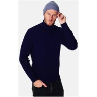 Accessoires Herren Mütze Le Cachemire Français CF-100_BLEU_GRIS Blau