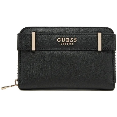 Taschen Damen Geldbeutel Guess ANADELA SLG MEDIUM Schwarz