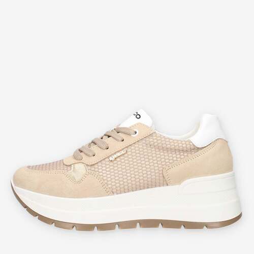 Schuhe Damen Sneaker High IgI&CO 7661844-AVORIO Beige