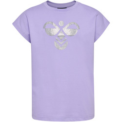Kleidung Mädchen T-Shirts hummel T-shirt fille  Diez Violett