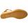 Schuhe Damen Leinen-Pantoletten mit gefloch Gaimo  Beige
