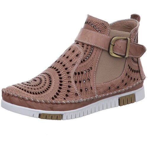 Schuhe Damen Stiefel Gemini Stiefeletten 382437 01 020 mineral Nappa 382437 01 020 Grau