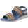 Schuhe Damen Sandalen / Sandaletten Gemini Sandaletten ANILINA SANDALE 336814-02-808** Blau