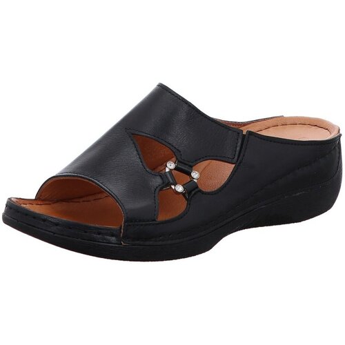 Schuhe Damen Pantoletten / Clogs Gemini Pantoletten ANILINA PANTOLETTE 335458-02-009* Schwarz