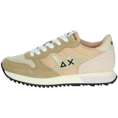 Schuhe Damen Sneaker High Sun68 Z35212 Beige