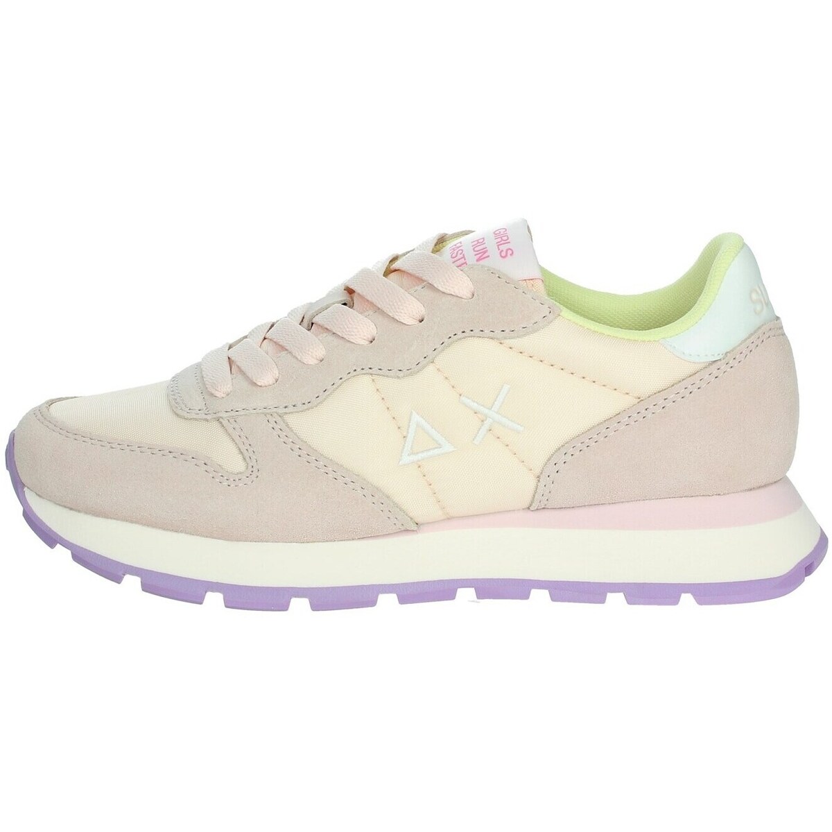 Schuhe Damen Sneaker High Sun68 Z35201 Rosa