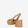 Schuhe Damen Pumps Melluso V311-LEGNO Braun