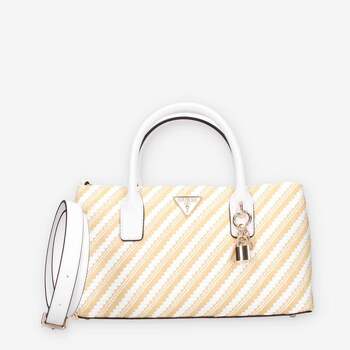 Taschen Damen Handtasche Guess HWWG92-10050-NTW Weiss