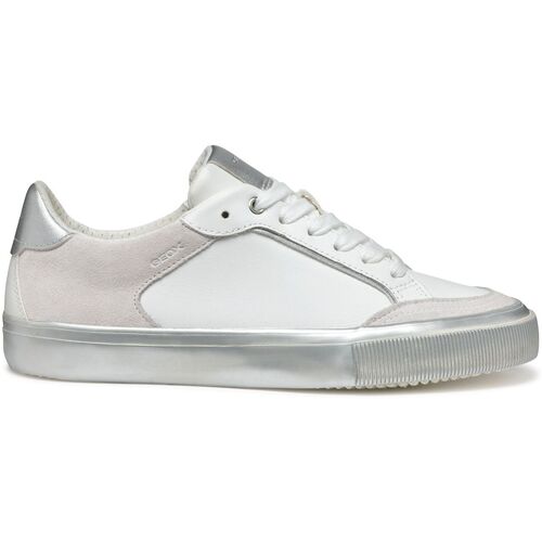 Schuhe Damen Sneaker Geox Baskets femme  Emmeleny C Weiss
