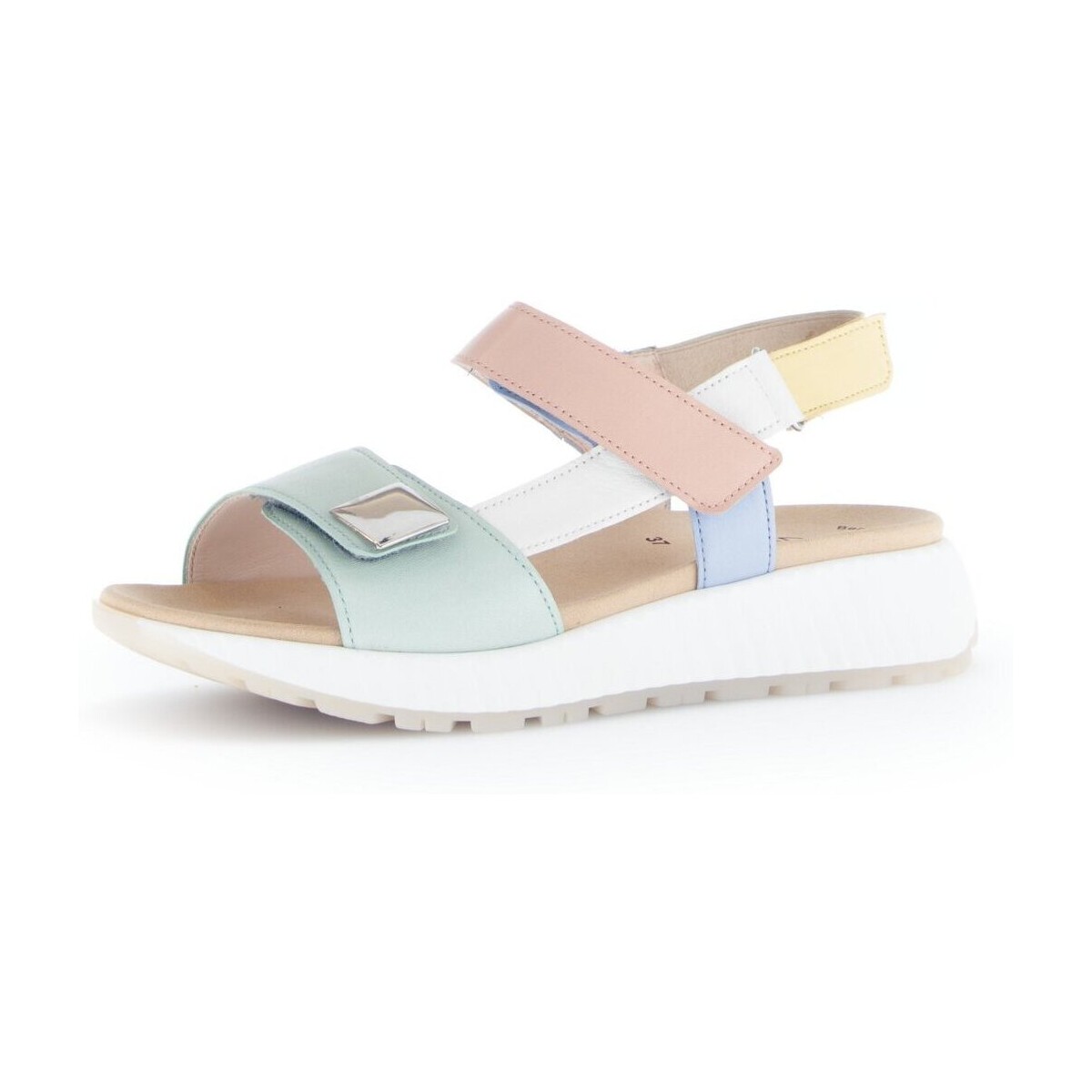 Schuhe Damen Wanderschuhe Gabor Sandaletten Riemchensandalen 64.582.23 Multicolor