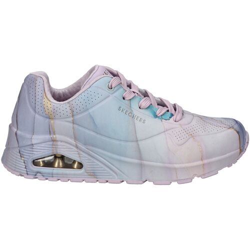 Schuhe Damen Sneaker Low Skechers Sneaker Violett