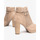 Schuhe Damen Boots NeroGiardini Stiefelette Beige
