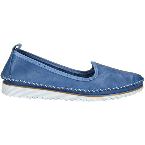 Schuhe Damen Slipper Andrea Conti Ballerinas Blau