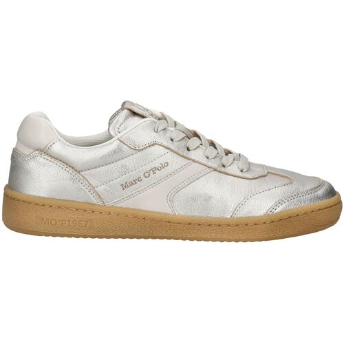 Schuhe Damen Sneaker Low Marc O'Polo Sneaker Silbern