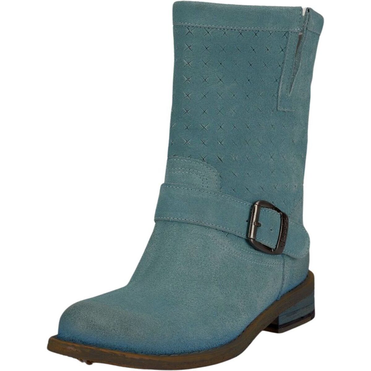 Schuhe Damen Ankle Boots Felmini Stiefelette Blau