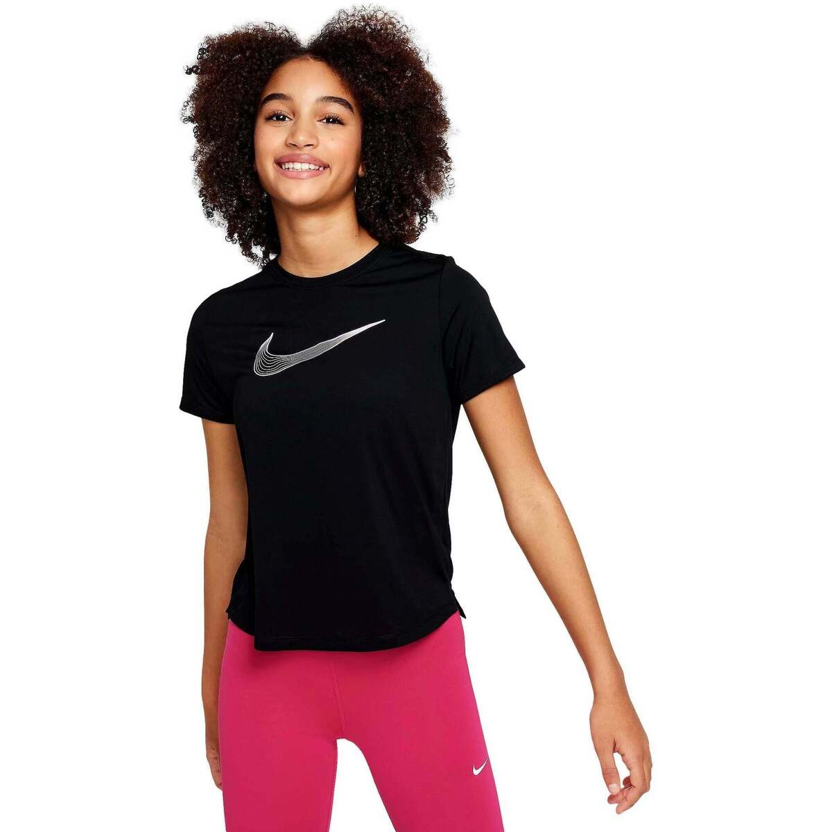 Kleidung Langarmshirts Nike  Schwarz