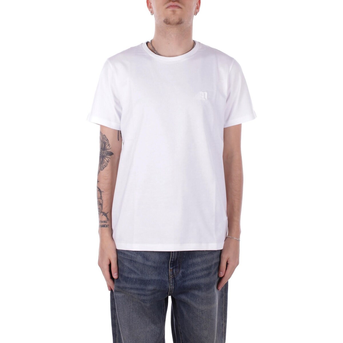 Kleidung Herren T-Shirts Dondup US198JF0309UFS6 Weiss