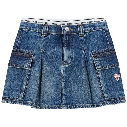 Kleidung Mädchen Röcke Guess J5RD07D45E0 Blau