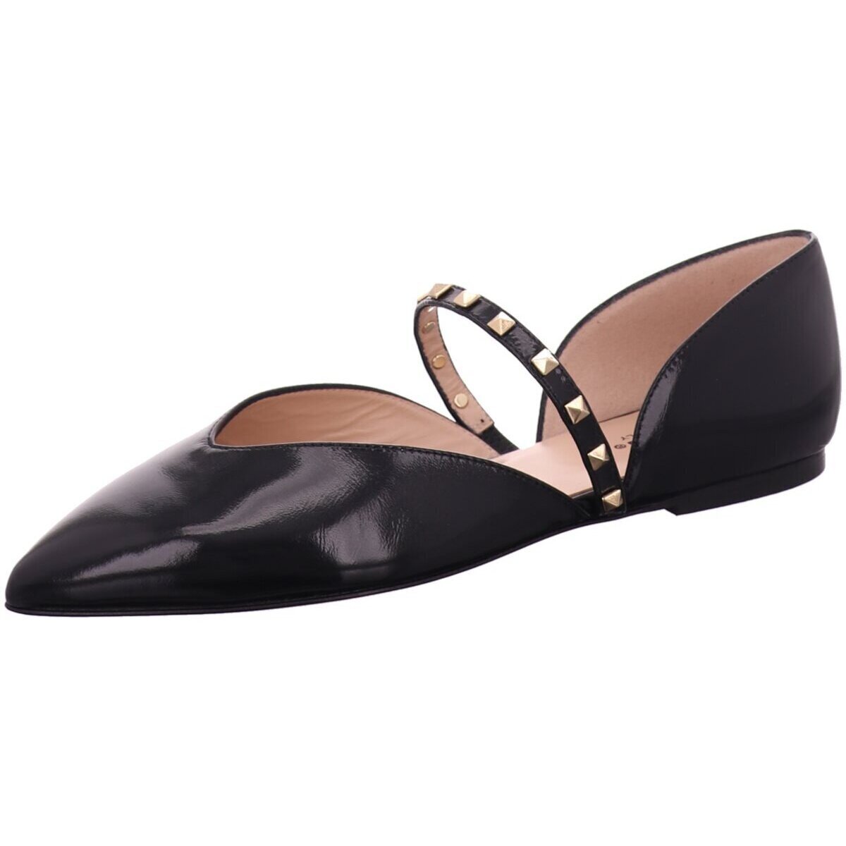Schuhe Damen Ballerinas Status A5896-BO-nero Schwarz