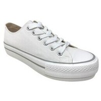 Schuhe Damen Multisportschuhe MTNG MUSTANG 60173 weiße Damen-Canvas Weiss