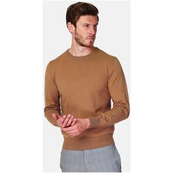 Kleidung Herren Pullover Le Cachemire Français CF-86_CAMEL Braun
