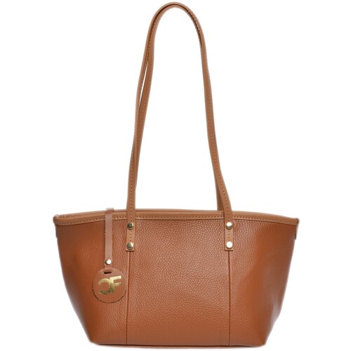 Taschen Damen Umhängetaschen Carla Ferreri Handtasche Braun