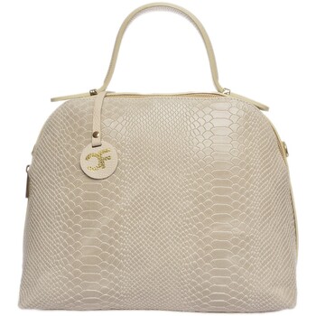 Taschen Damen Handtasche Carla Ferreri Handtasche Beige