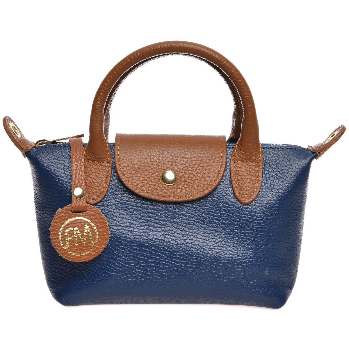 Taschen Damen Geldbeutel Roberta M Umhängetasche Blau