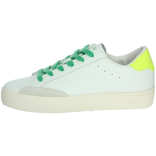 Schuhe Kinder Sneaker High Sun68 Z35340T Weiss