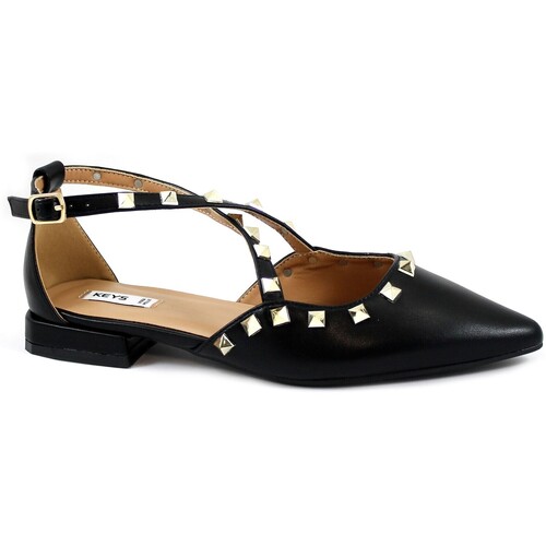 Schuhe Damen Ballerinas Keys KEY-E25-10800-BL Schwarz
