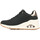 Schuhe Damen Sneaker Skechers Uno Wedge Hi Steps Schwarz