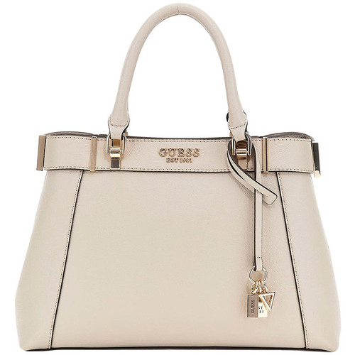 Taschen Damen Handtasche Guess Anadela Bags 3 Compartment Satchel Beige