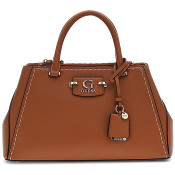 Taschen Damen Handtasche Guess Nastra Society Satchel Braun