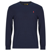 Kleidung Herren Langarmshirts Polo Ralph Lauren TSHIRT MANCHES LONGUES EN COTON Marine / Tinte