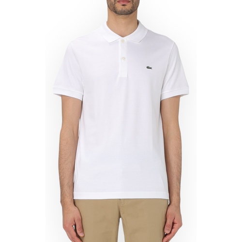 Kleidung Herren T-Shirts & Poloshirts Lacoste DH2050 001 Weiss