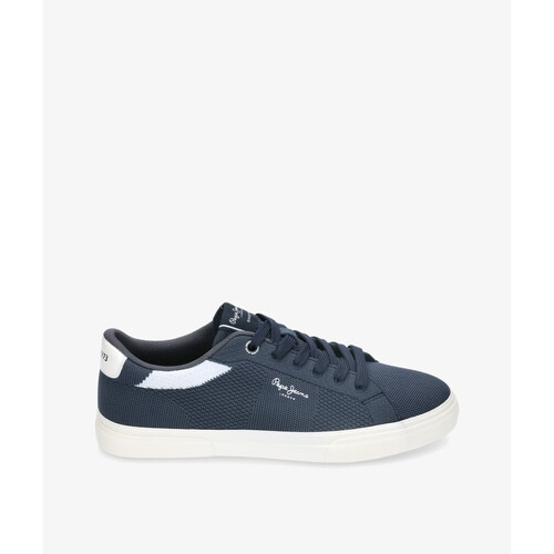 Schuhe Herren Sneaker Pepe jeans KENTON KNIT M Blau