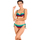 Kleidung Damen Bikini Ober- und Unterteile Lisca Bikini-Strümpfe mit Bindebändern OSAKA Grün